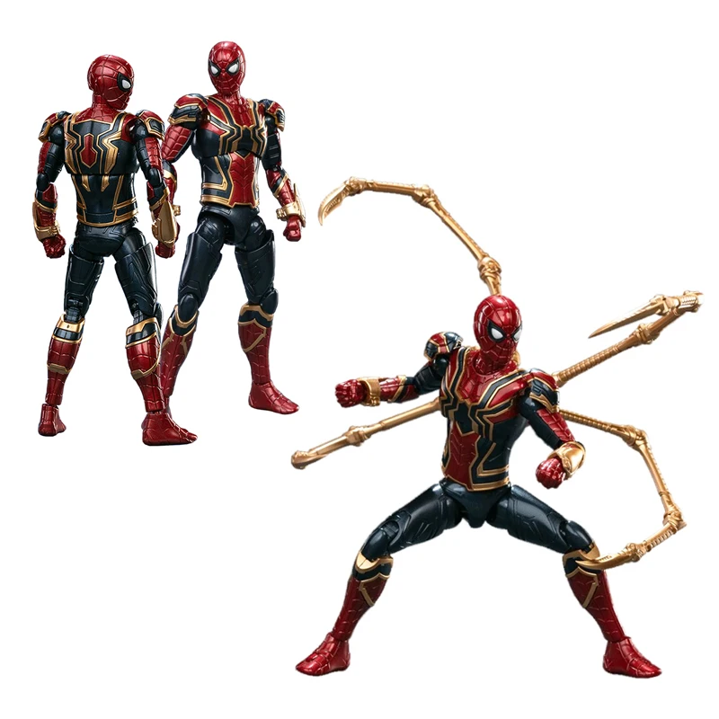 Fondjoy 15cm The Infinity Saga-Iron Spider Figuras de Acción Articuladas 1/12, Kit de Modelos de Material ABS, Juguetes Educativos, Regalos