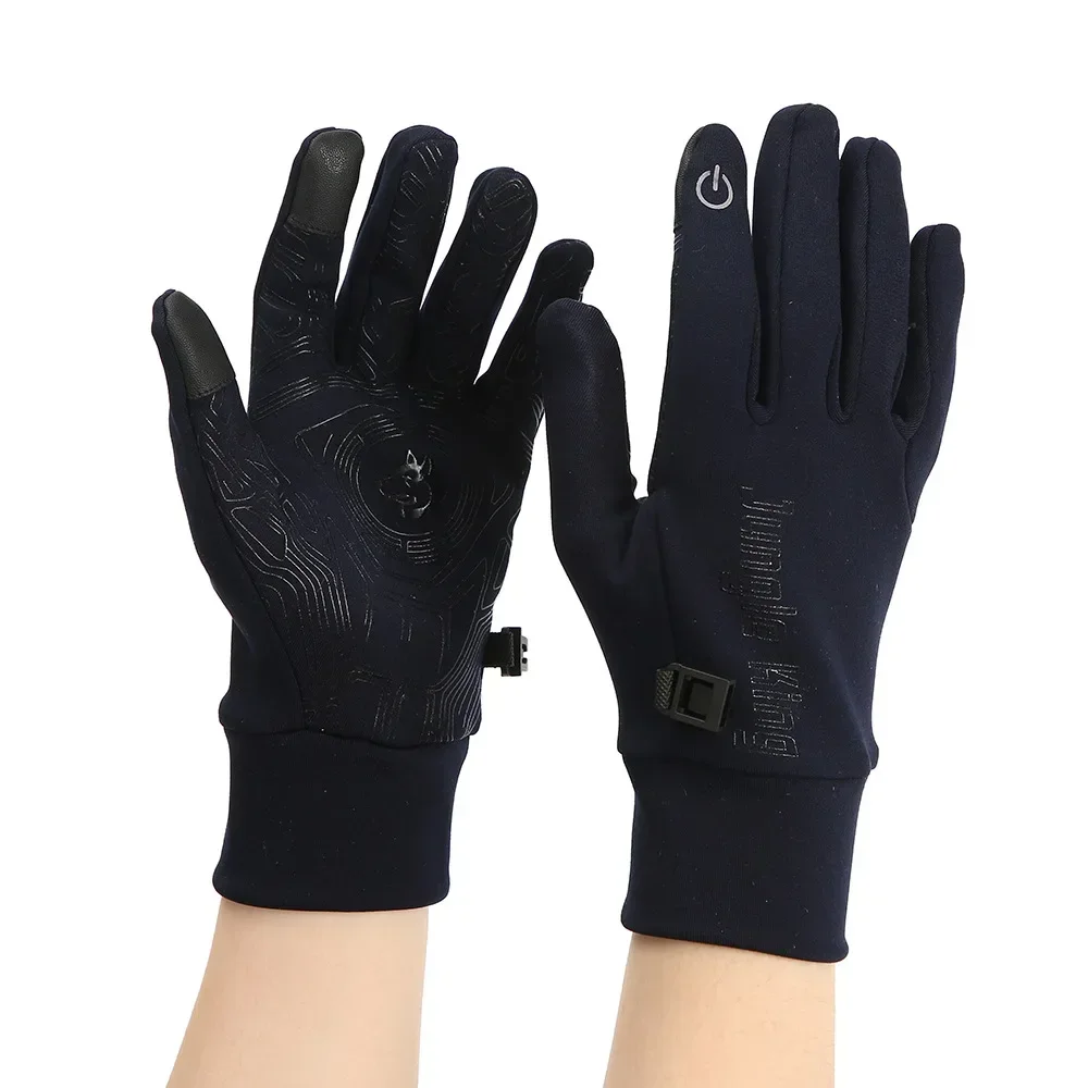 

JUNGLE KING уличные зимние перчатки для мужчин и женщин с сенсорным экраном, теплые велосипедные перчатки для вождения, морозостойкие ветрозащитные нескользящие перчатки