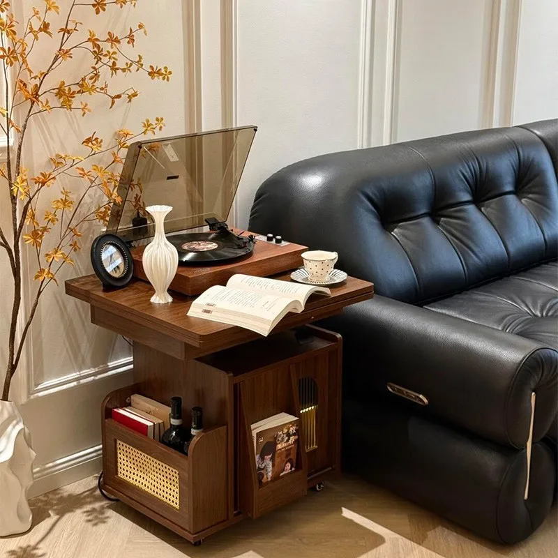 Factory Direct 2026 Top Rated Solid Wood Lifting Coffee Table Mobile Cart Folding Dining Small Unit
