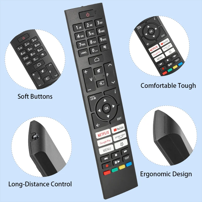 RC45157 CT-8564 For Daewoo/Hitachi/Toshiba/JVC TV Remote Control 43DM54UA 43DM62UA 55DM55UQP 32DM54HA 43DM54FA 50DH55UQ