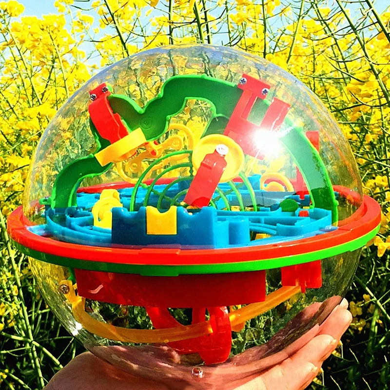 Labirinto 3D Palla Puzzle Gioco Idea di intelligenza Labirinto Giocattoli Perplexus Labirinto IQ Sfida Giocattolo educativo per bambini e adulti Regali