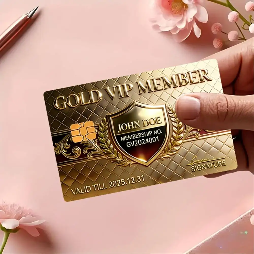 Golden VIP Member Bull Credit Card Skin Sticker PVC Decal For Bank Debit Transit Room Key Cards