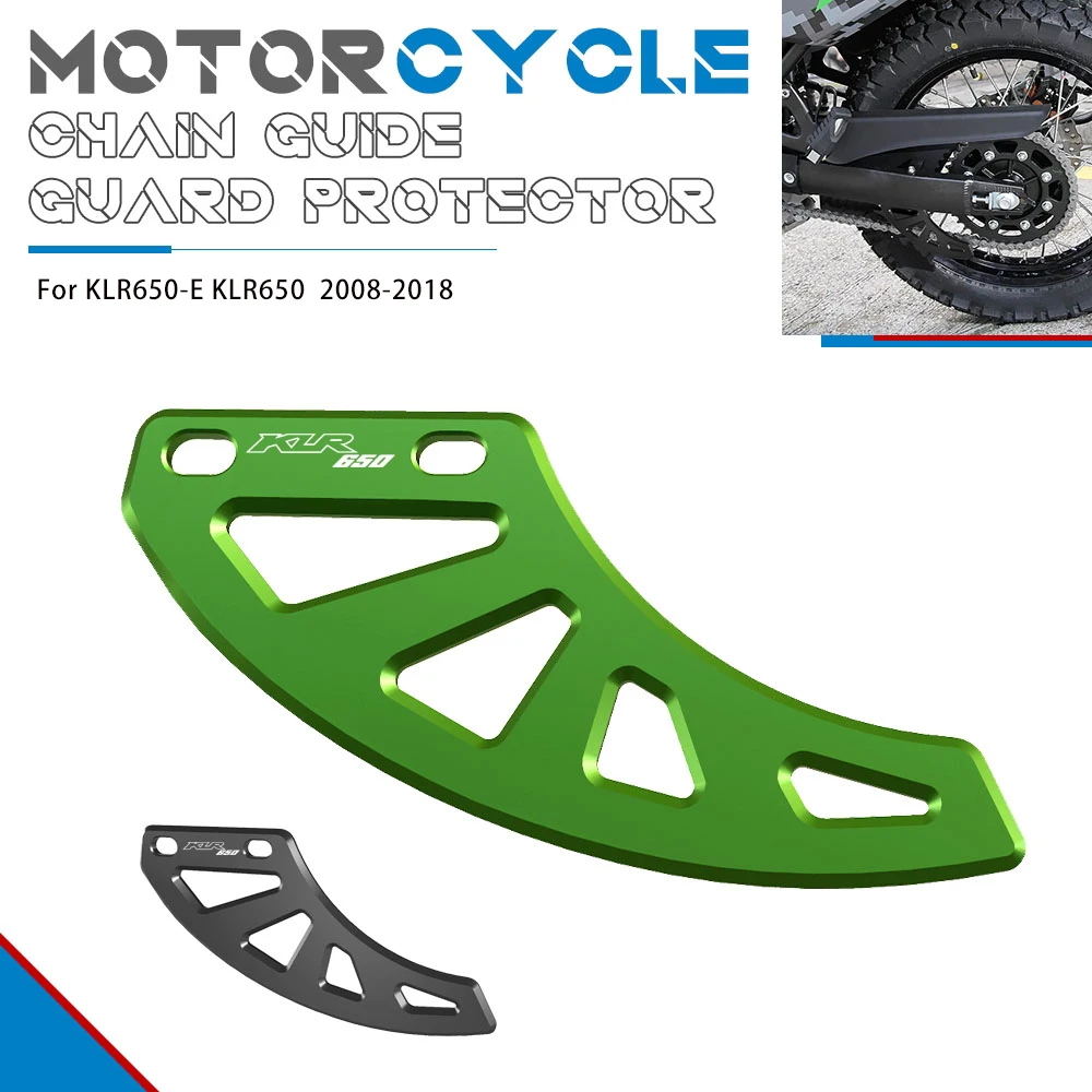 

Aluminum Motorcycle Chain Guide Guard Protector Cover For Kawasaki KLR650 2008 2009 2010 2011 2012 2013 2014 2015 2016 2017 2018