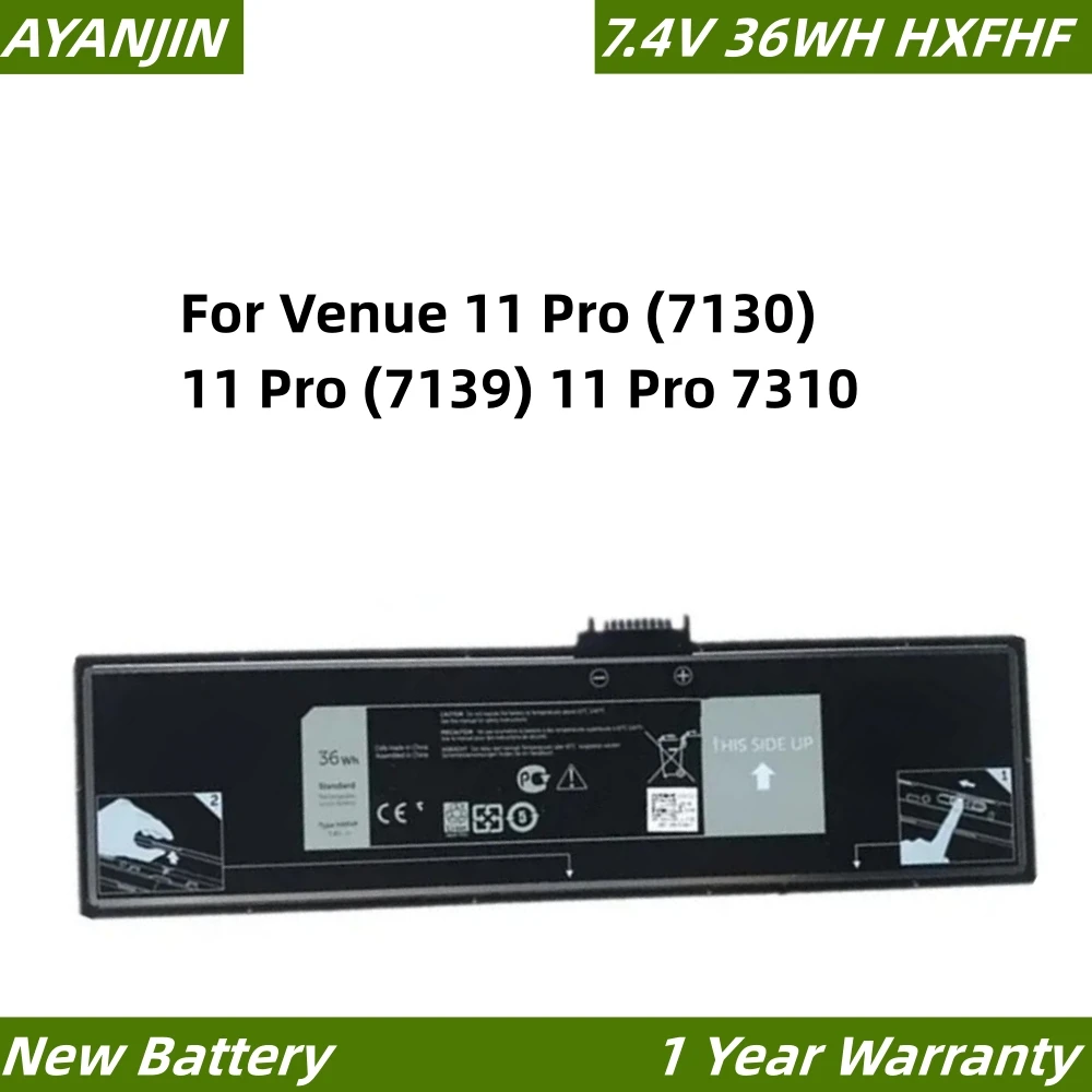 

New HXFHF 7.4V 36WH Laptop Battery For Venue 11 Pro (7130) 11 Pro (7139) 11 Pro 7310 HXFHF VJF0X