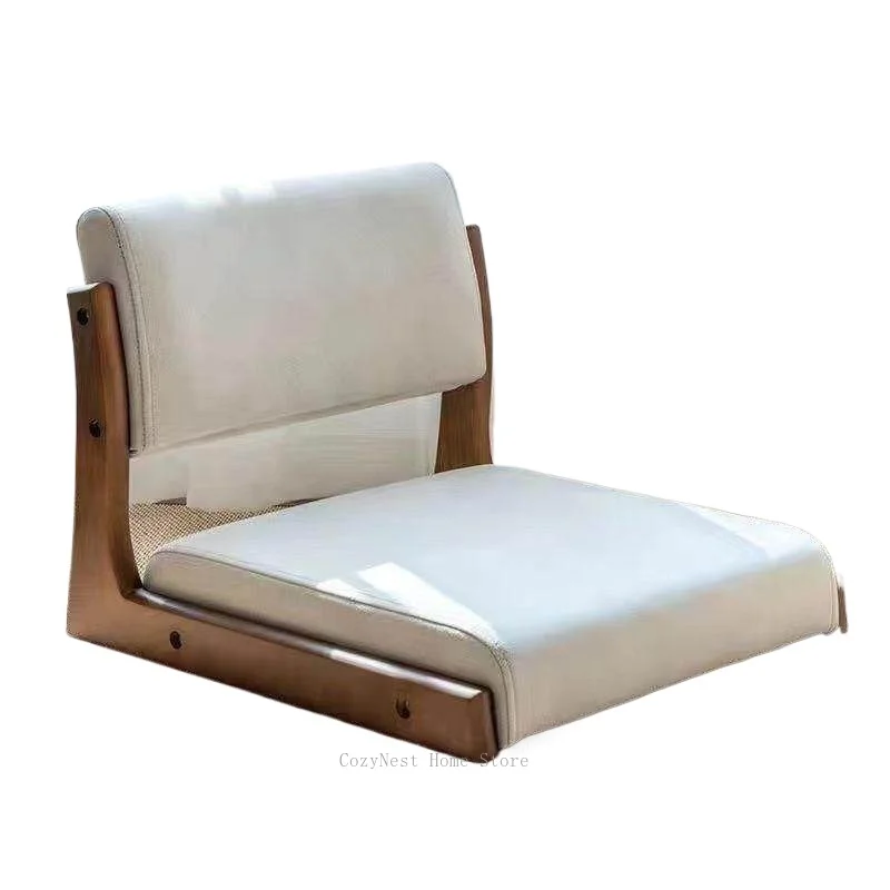 No Legs Bed Chair Tatami Seat Japanese Backrest Stool Solid Wood Bay Window Floor Chair For Japanese Room Home