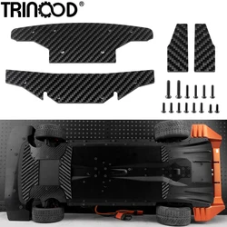 TRINOOD Carbon Fiber Chassis Armor Protection Skid Plate for 1/7 A-RRMA Felongy 6S BLX, Infraction 6S BLX V2 Upgrade Parts