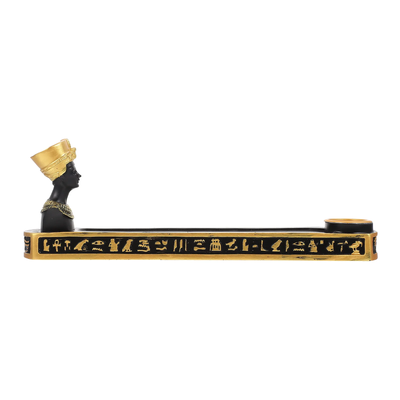 Resin Incense Board Dog Queen Simple Linear Backflow Egyptian Style Holder Creative