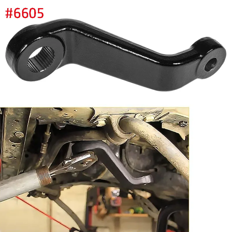 

Rough Country Drop Pitman Arm 6605 Fits for 87-06 Jeep Wrangler TJ YJ, 84-01 Cherokee XJ Comanche MJ