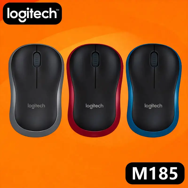 

Logitech M185 Wireless Mouse, 2.4GHz Stable Signal, High Precision, Small, Extended Battery, Mac/Windows/Laptop
