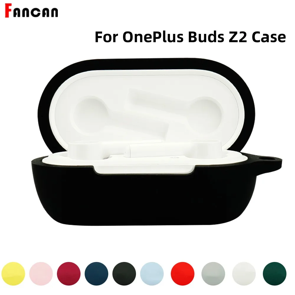 2022 New For OnePlus Buds Z2 Cover Bluetooth headset protect Case Soft silicone shell charging compartment Earphone Accessories