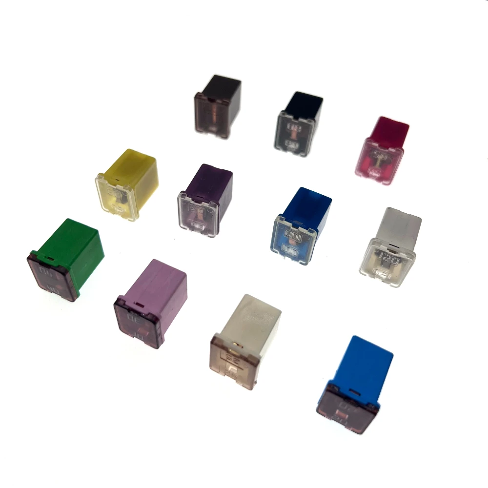 

100PCS Auto Square Fuse Tube Waterproof Fuse Box-PEC LPJ 20A 30A 40A 50A 60A 70A 80A 90A 100A