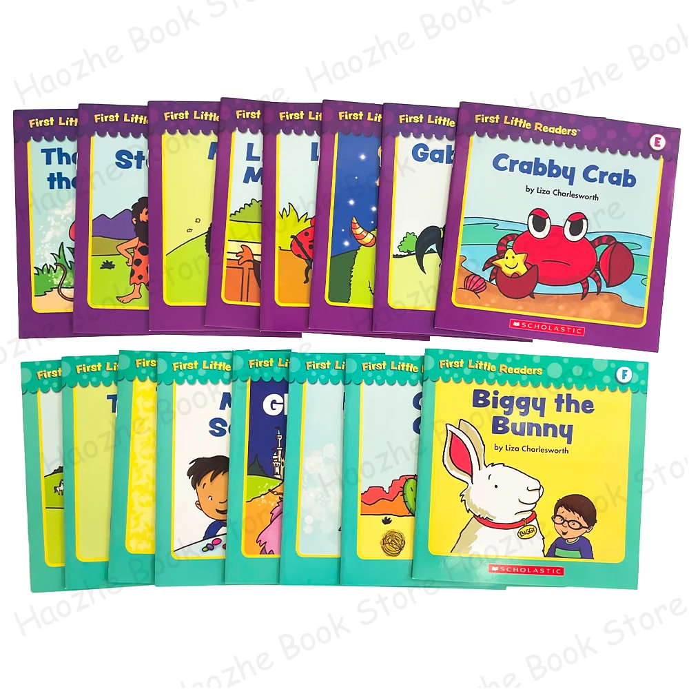 Level E&F First Little Readers Booklets English Picture Books Kids Learning English Book Montessori Teacher Teaching Aids