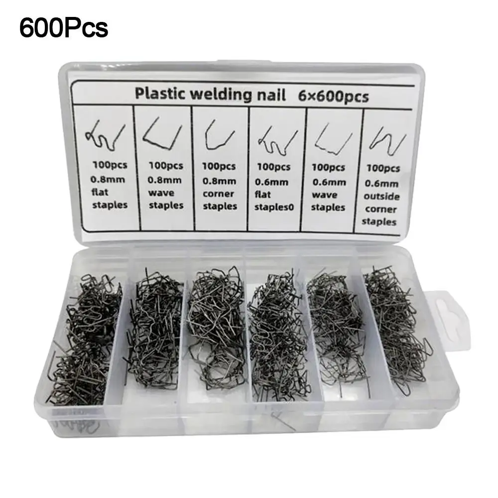 600PCS Automotive Plastic Repair Welding Nail Automotive  Repair Machine Welding Wire Car Bumper Repair Welding Machine