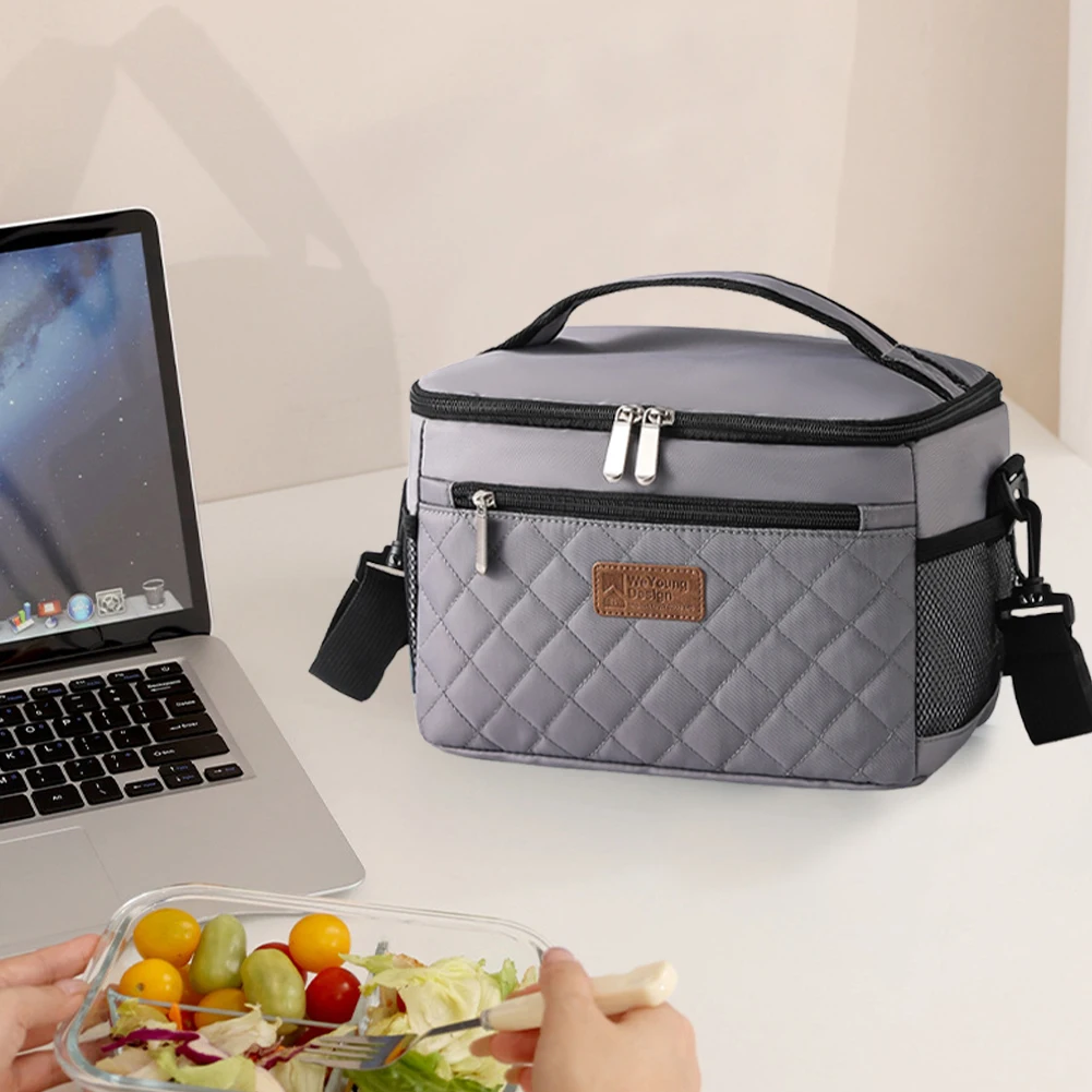 

Термосумка для обедов с изоляцией, герметичная, мягкая, для взрослых, офиса, пикника, путешествий