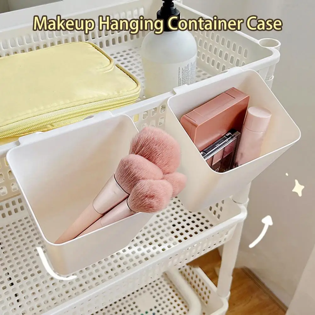 Storage Bin Case Basket Waterproof Space-saving Strong Load Bearing Mini Hanging Plastic Desktop Kitchen Supplies