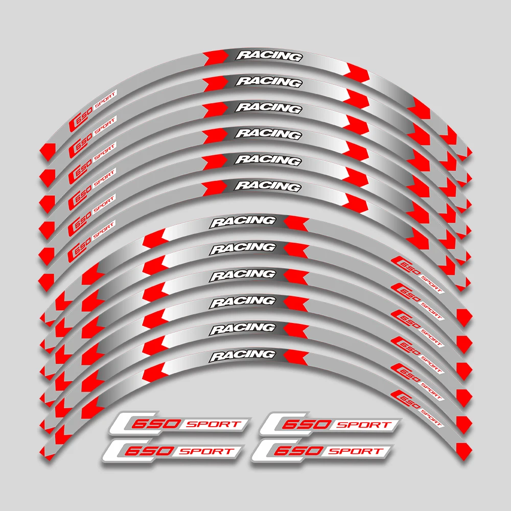 Светоотражающие аксессуары для мотоциклов, наклейка на колесо внутри ступицы, наклейки на обод, полосатая лента для BMW c650 sport C650 SPORT C650