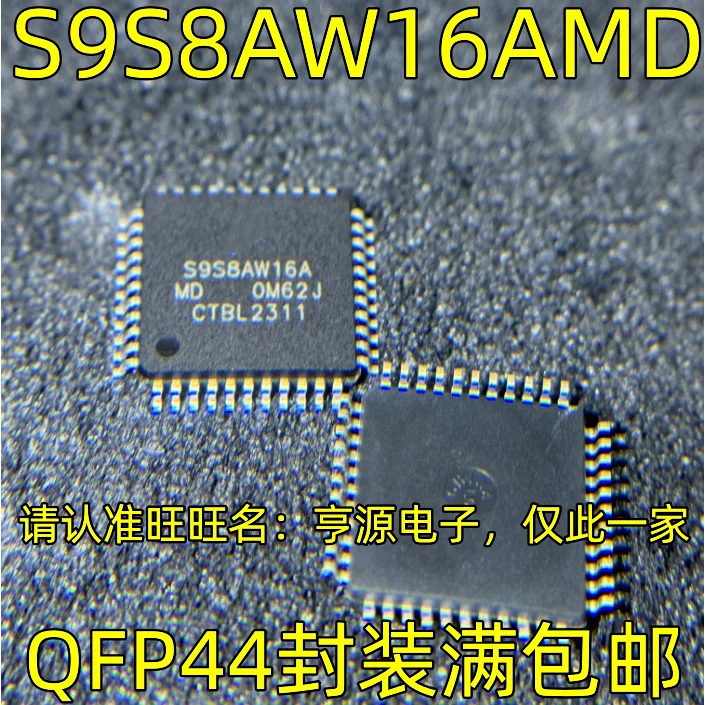 S9S8AW16AMD Módulo QFP IC Chipset, 100% Original, QFP44, 5pcs