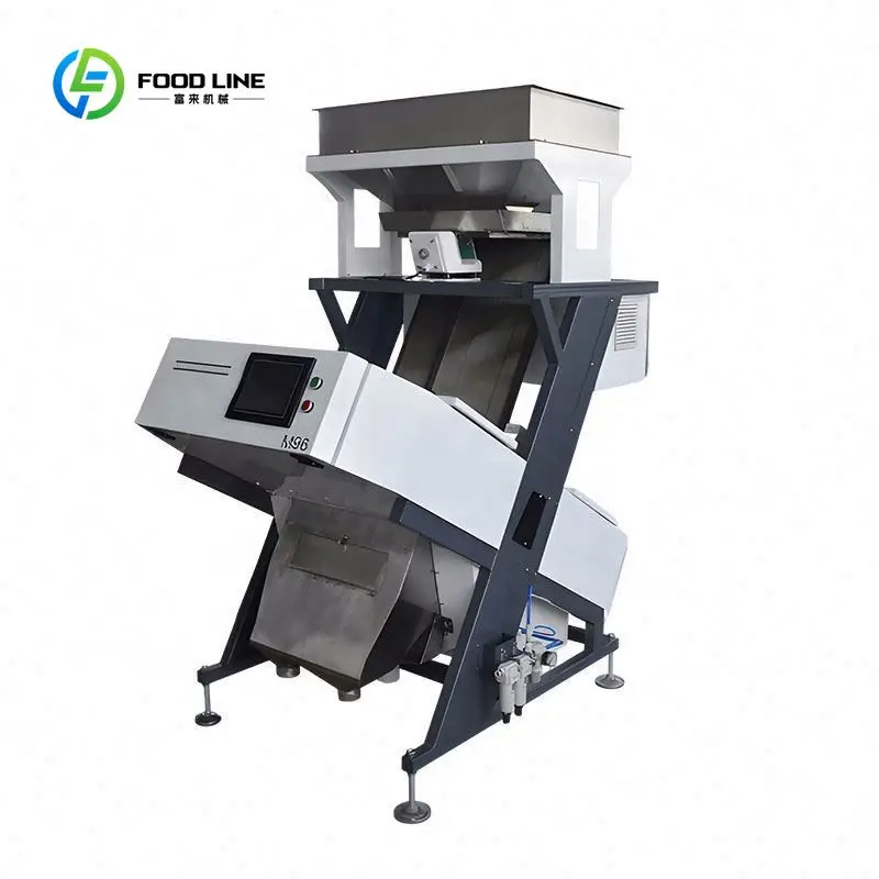 Customized High Precision Color Sorting Machine for Beans Peanuts Grains 0.5t/h Capacity 99.99% Accuracy 220V 380V Separating
