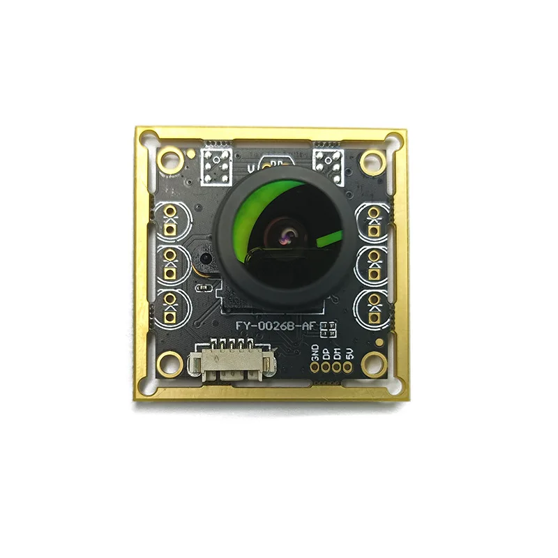 2 MP 1080P high speed 60 frame USB HD camera module dual MIC wide Angle distortion free AF autofocus driver free fisheye