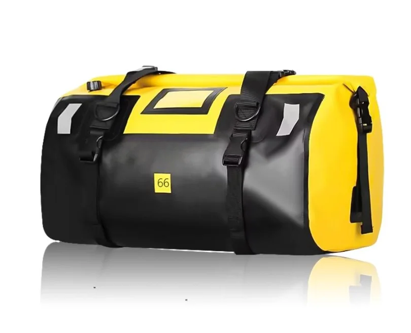 Motorfiets Waterdichte Staarttas Reizen Outdoor Droge Bagage Roll Pack Bag 20/40/66 Motorbagage Rugzak Motorfiets Zadeltas