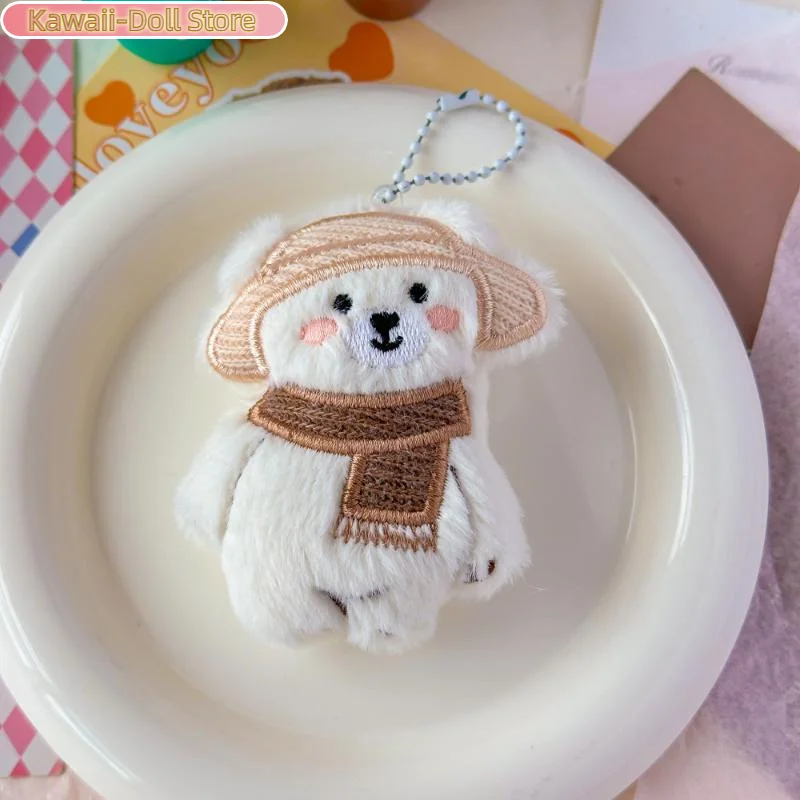 Quietschendes Plüschtier, Schlüsselanhänger, Rucksack, dekorativ, zum Aufhängen, süß, niedlich, Taschenanhänger, Charms, Auto-Schlüsselanhänger, Zubehör