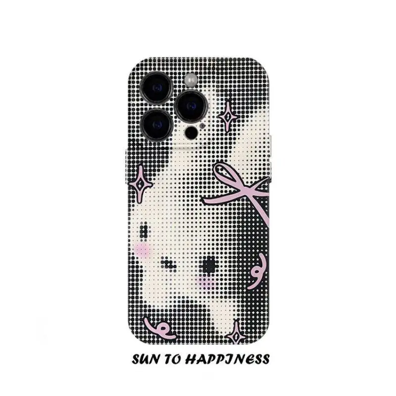 

Miffy Rabbit Phone Case Kawaii Cartoon Millennium Spicy Girl Style Miffy Rabbit Phone Protective Case Suitable for Iphone17Pro