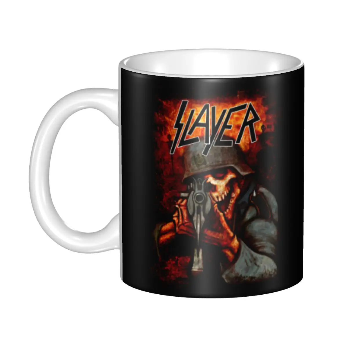 Custom Heavy Metal Rock Band Slayers Mugs Customized Coffee Ceramic Mug Cup Creative Gift