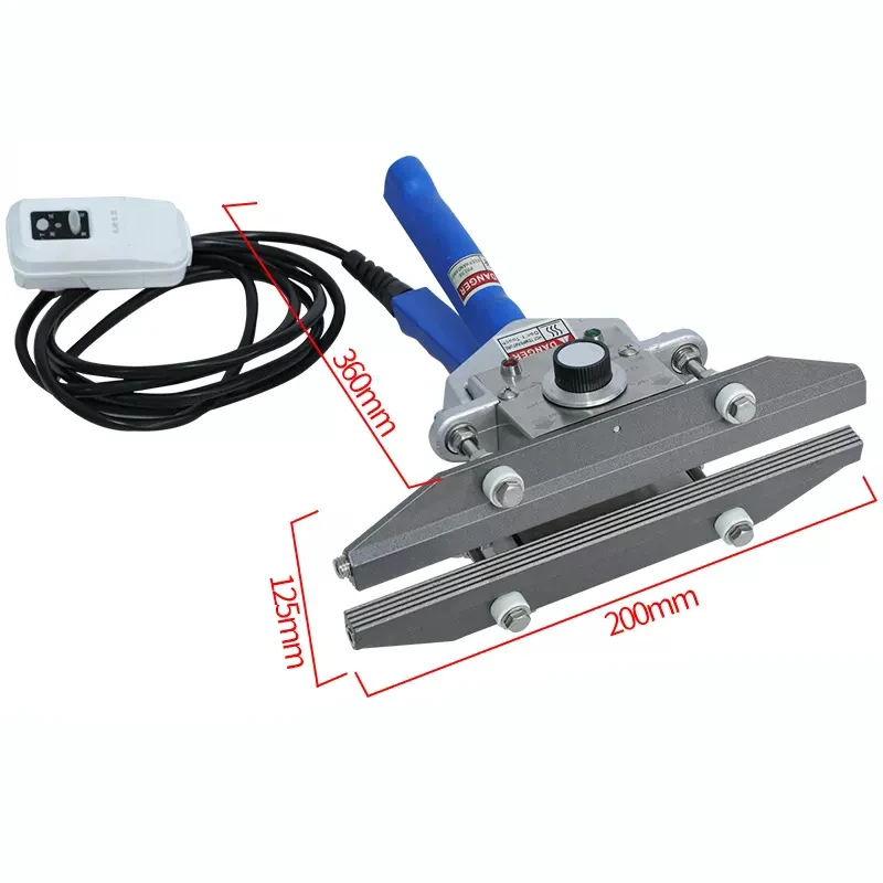 Handheld Electric Impulse Sealer Professional Vacuum Bag Sealing Machine 20cm Length Sealing Pliers For Foil Bag Composite Film