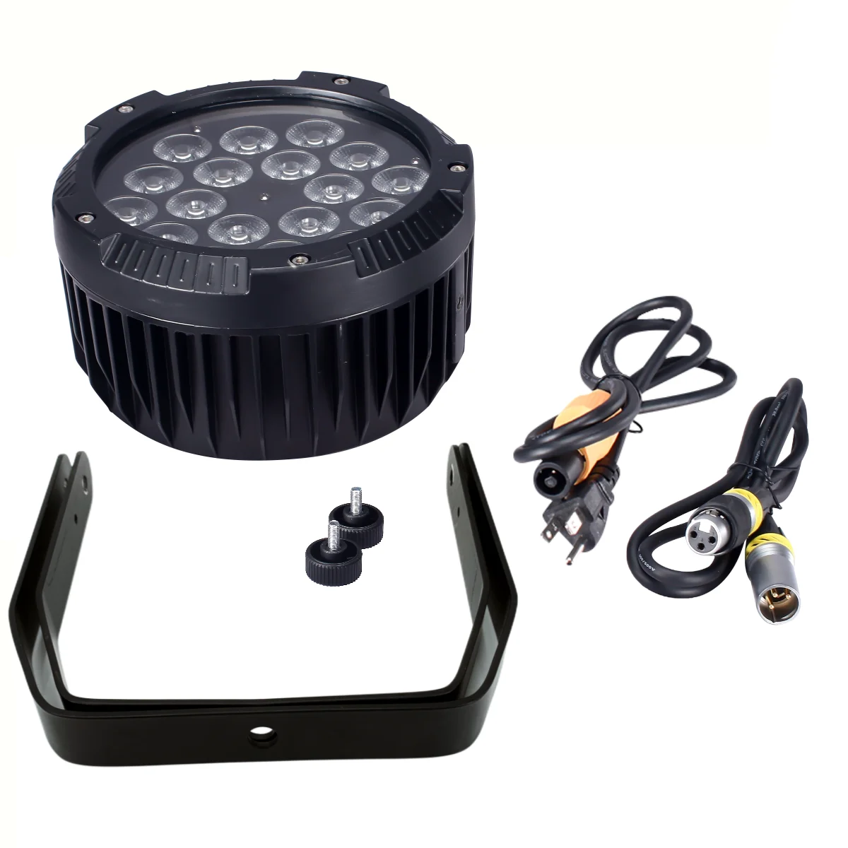 18x18 واط RGBWA + UV 6in1 I سبائك الألومنيوم الاسمية ضوء DMX512 التحكم DJ حديقة ديسكو الزفاف في الهواء الطلق IP65 مقاوم للماء