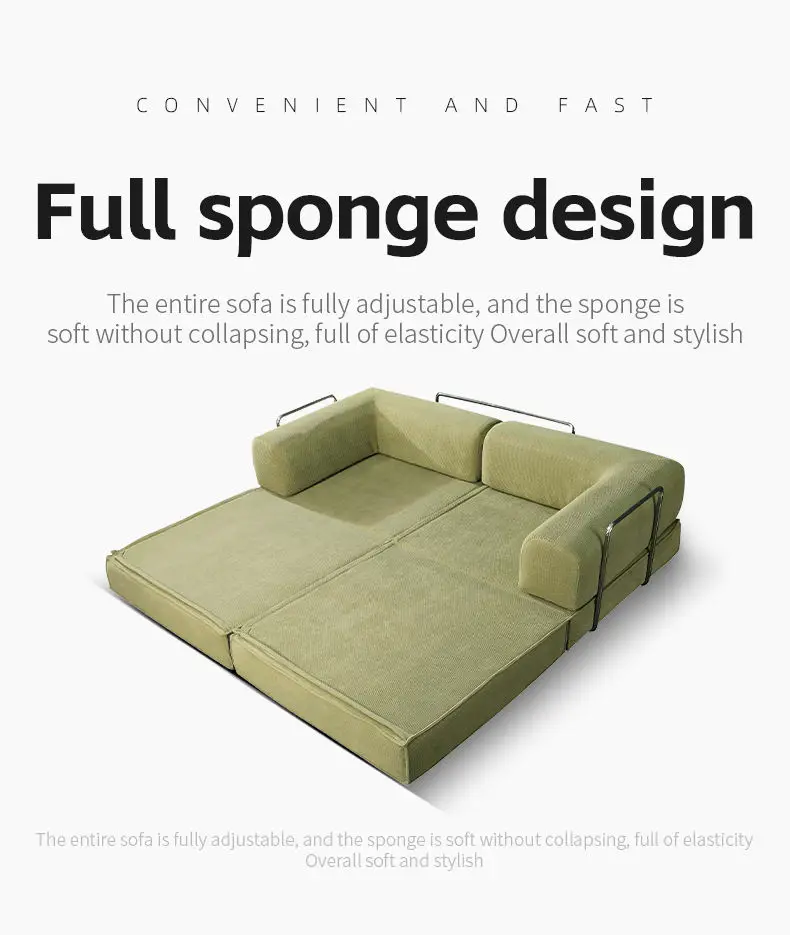 #Living Room Modular Sofa Set Saves Space, Featuring Soft High-density Foam.