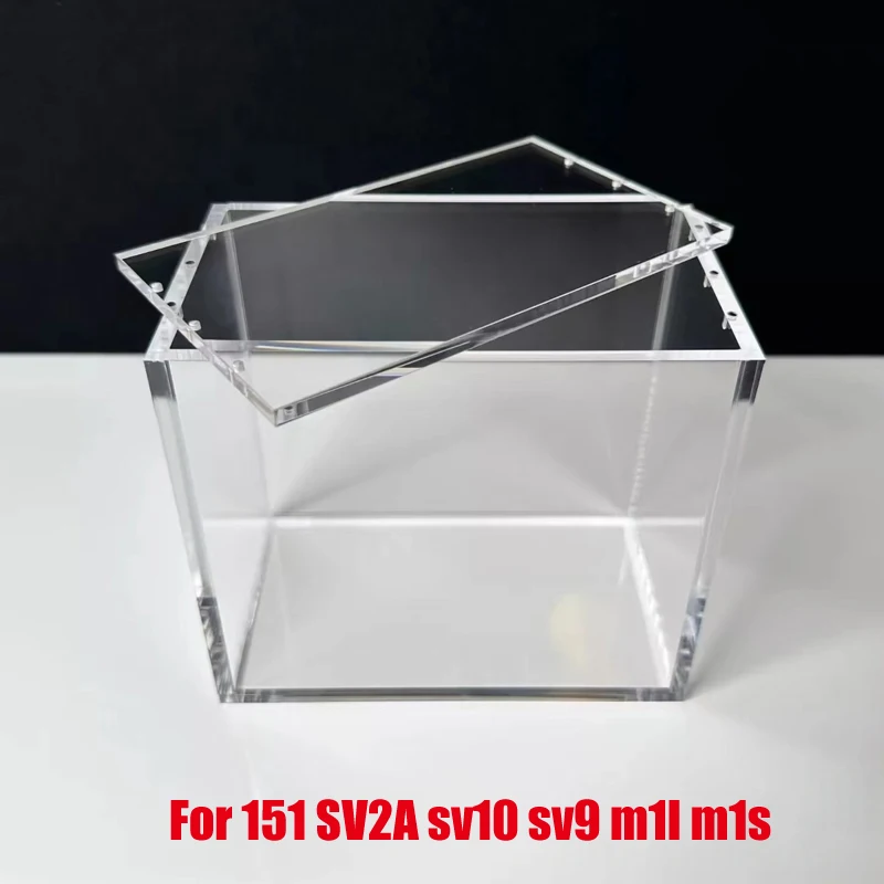 For PTCG  Card Case  Ultra Clear Acrylic Display Holder for SV2A/SV10/SV9/M1L/M1S Trading Cards