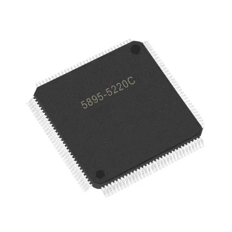 Original integrated circuit chip microcontroller QFP128 5895-5220C