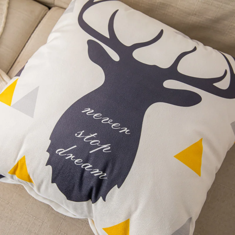 40/50CM Nordic Sofa Throw Pillow Cover Living Room Float Window Bedhead Sleep Pillow Office Chair Back Cushion Car