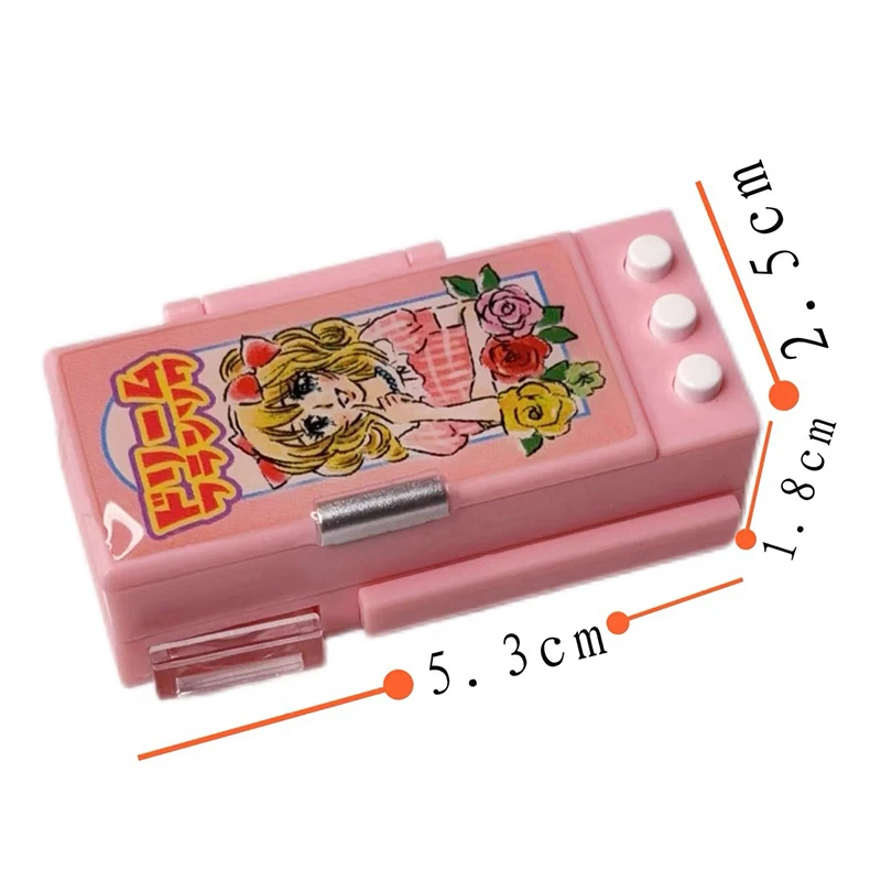 1 Juego de Mini estuche para lápices para casa de muñecas, juguetes para jugar a las casitas, estuche para lápices con escena realista, modelo de caja de papelería para casa de muñecas, juguetes para niños