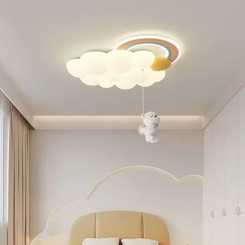 Nordic Cloud Child Stylish Ceiling Lights for Girl Bedroom Nursery Children\'s Room Chandelier Home Decor Lighting Luster Fixture