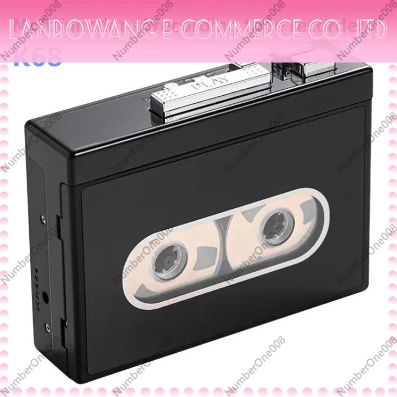 Retro K68 Cassette Player Multi-functional Recorder USB Tape Conversion Portable Nostalgic Walkman Vintage Audio Tape Player
