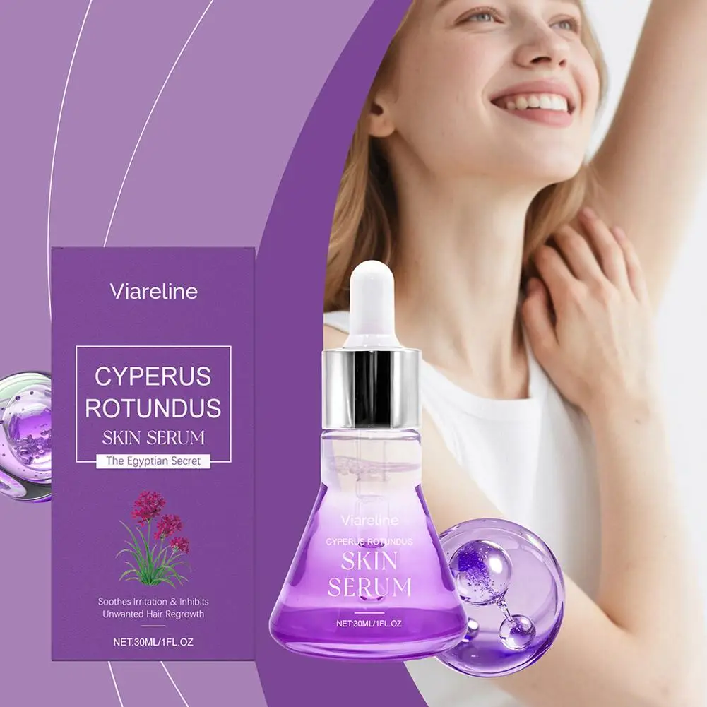 Cyperus Rotundus Skin Serum, Cyprus Rotundus Oil for Hair Reducing,Natural Gentle Shaving Oil for Women Moisturising Soothing