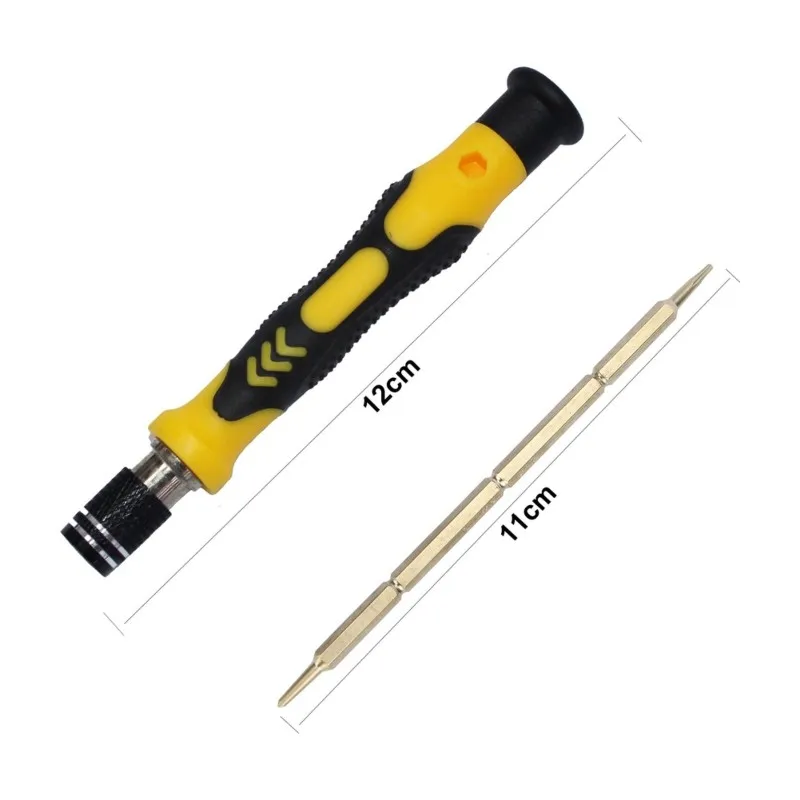 ABKY-JAKEMY Industrial Tool Set JM-8124 1 Set, CRV Steel, 9-In-1 Extendable Screwdriver Kit For Telecom Repair