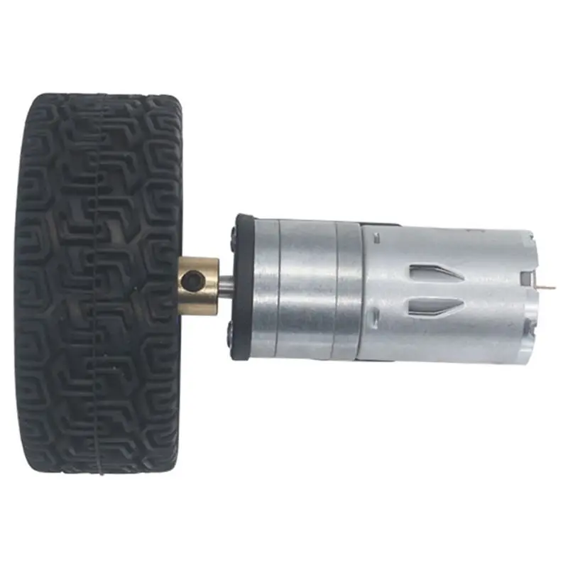 A68P-6V Kits Hobby RC Vehicle Dc Gear Motors Robot Parts 65Mm Wheel Kit 60 RPM Gearmotors For Robot Car
