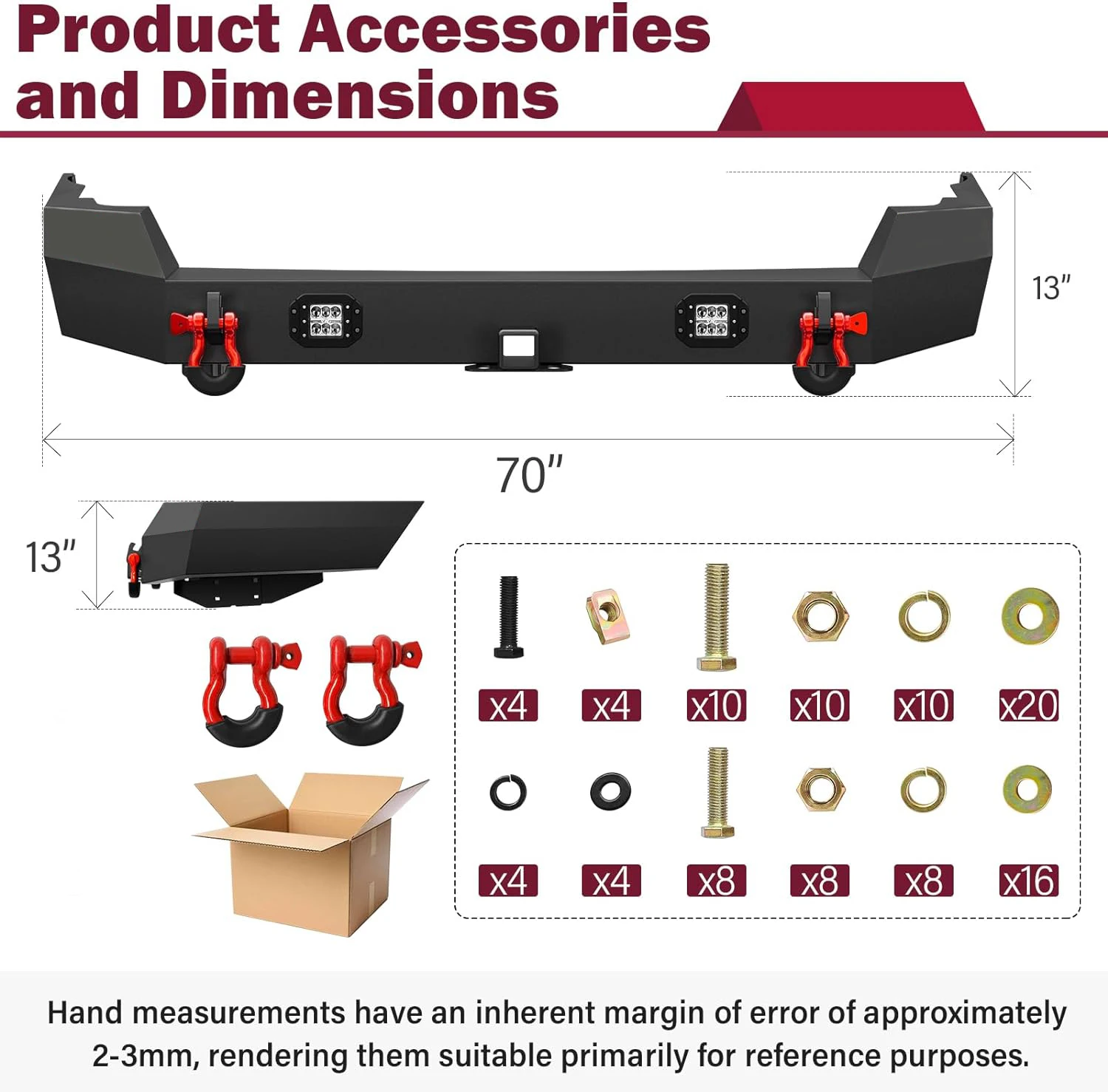 Factory Price OEM Rear Bumper Fit 1999-2004 Jeep 2nd Gen Grand Cherokee WJ Off-road Bumper