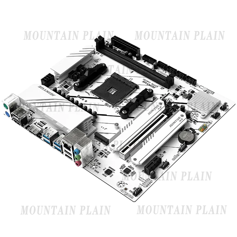 B550M Main Board White AM4 Ryzen 4/5 Series CPU Game WiFi Version Desktop Computer