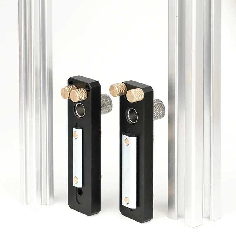 Ganwei 1 Set Assistente per foratura di fori in lega di alluminio Foro aperto svasato fai-da-te Strumenti di collegamento rapido Perforatore di fissaggio di serraggio
