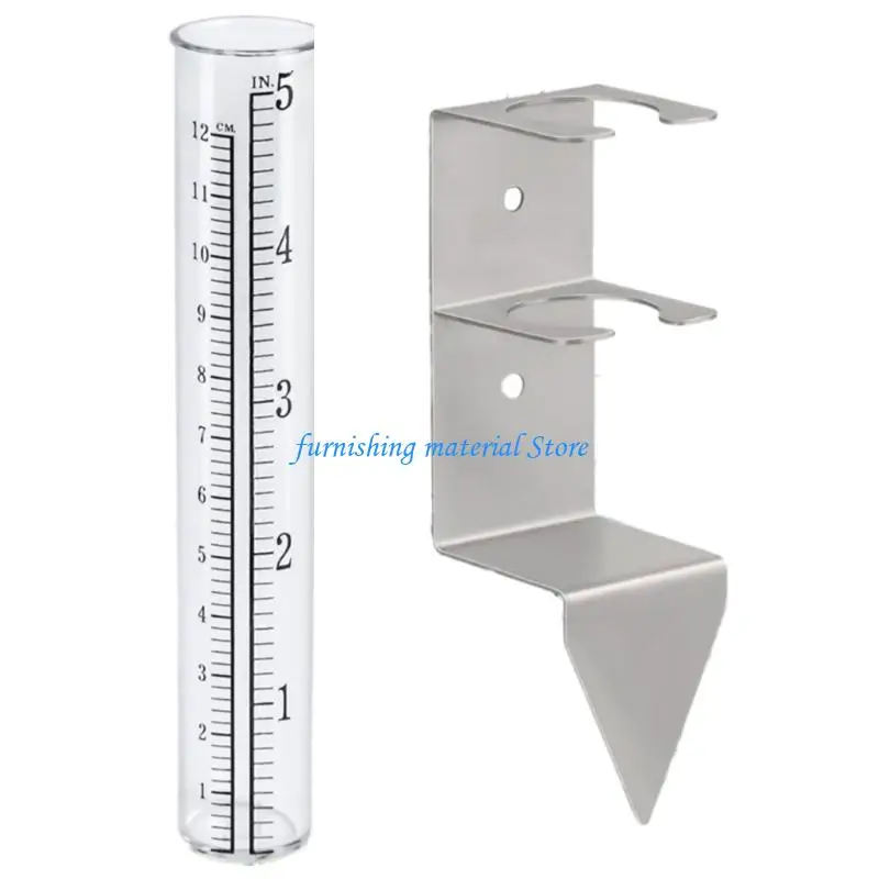 

Y5GD Heavy Duty Plastic Rain Collector Replacement Tubes Rain Measurement replacements for Yard Agriculture Climate Studies