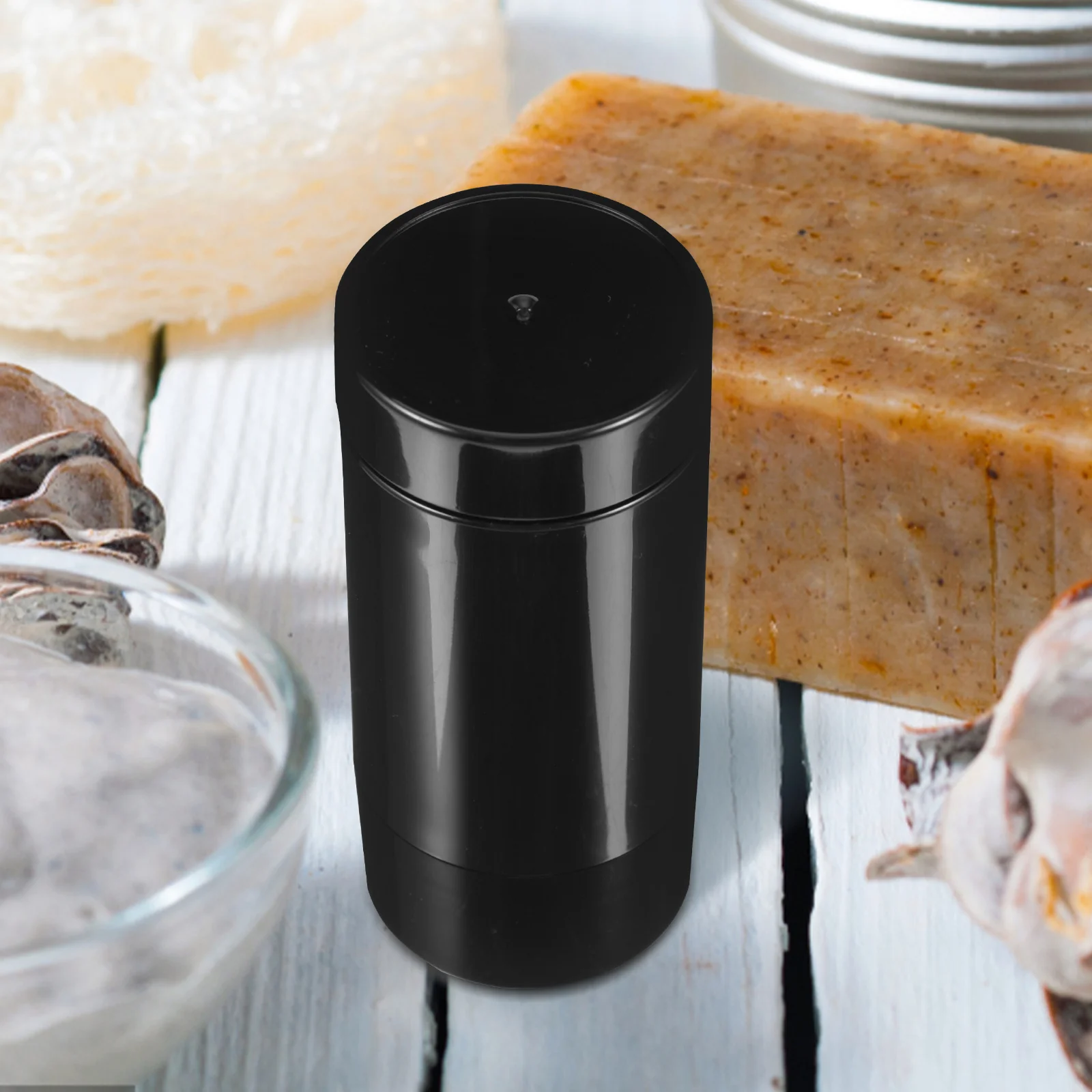 6 Pcs Squeeze Bottles Deodorant Refillable Packing Red Box Empty Container Plastic Kit Black for