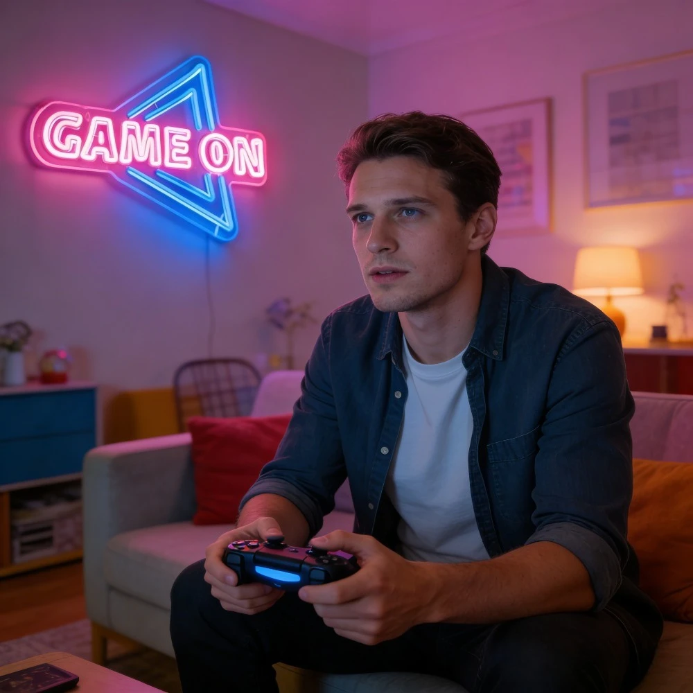 Enseigne néon LED USB à intens - Esports Gaming Setup avis et prix