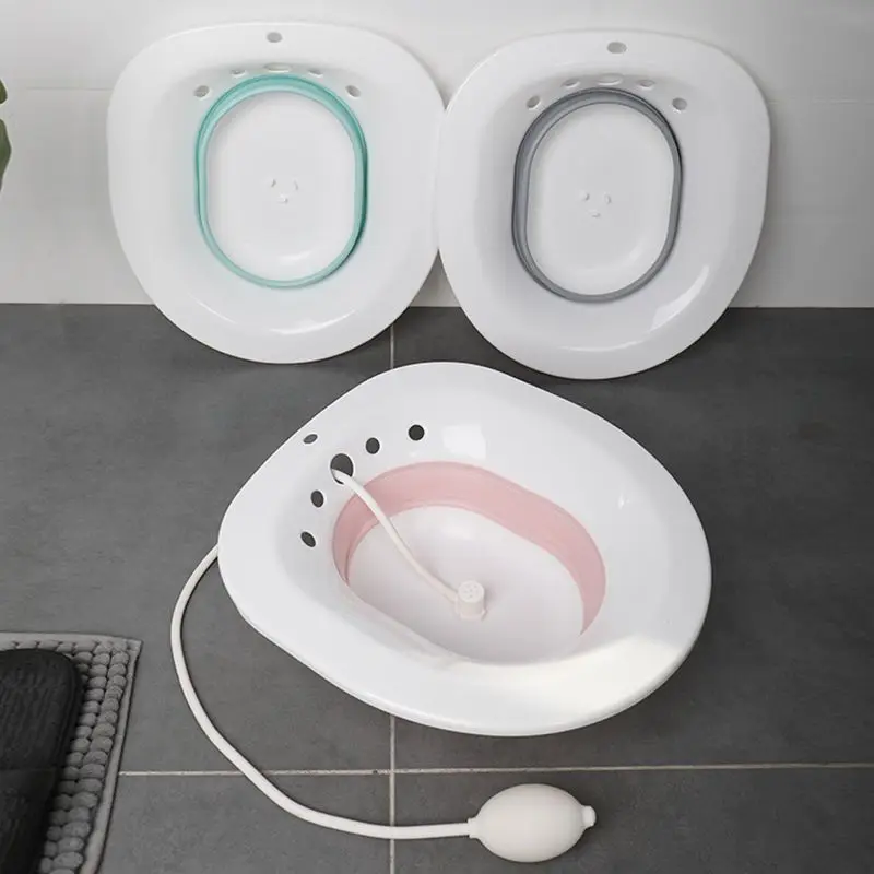 Portable Women Folding Bidet Maternal Self Cleaning Private Parts Hip Irrigator Soaking Bathtub Toilet Bidet Seat Wash Potty