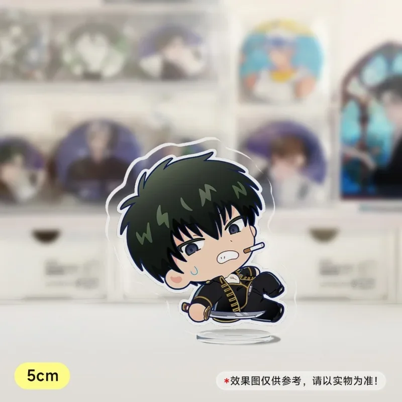 Gintama Plate Desk Decor Shimura Shinpachi Standing Collection Ornament Accesorios Katsura Kotarou Acrylic Doll Sakata Gintoki