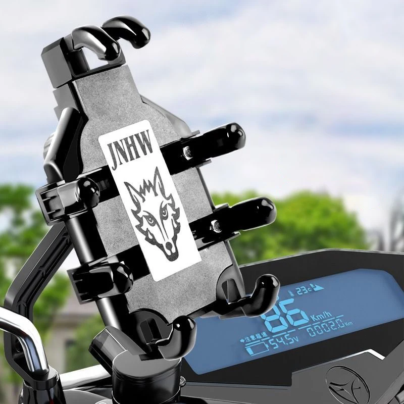 Universal Upgraded Eight Claws Mobile Phone Holder For Motorcycle Scooter ATV Bicycle E-bike Cell Phone Bracket