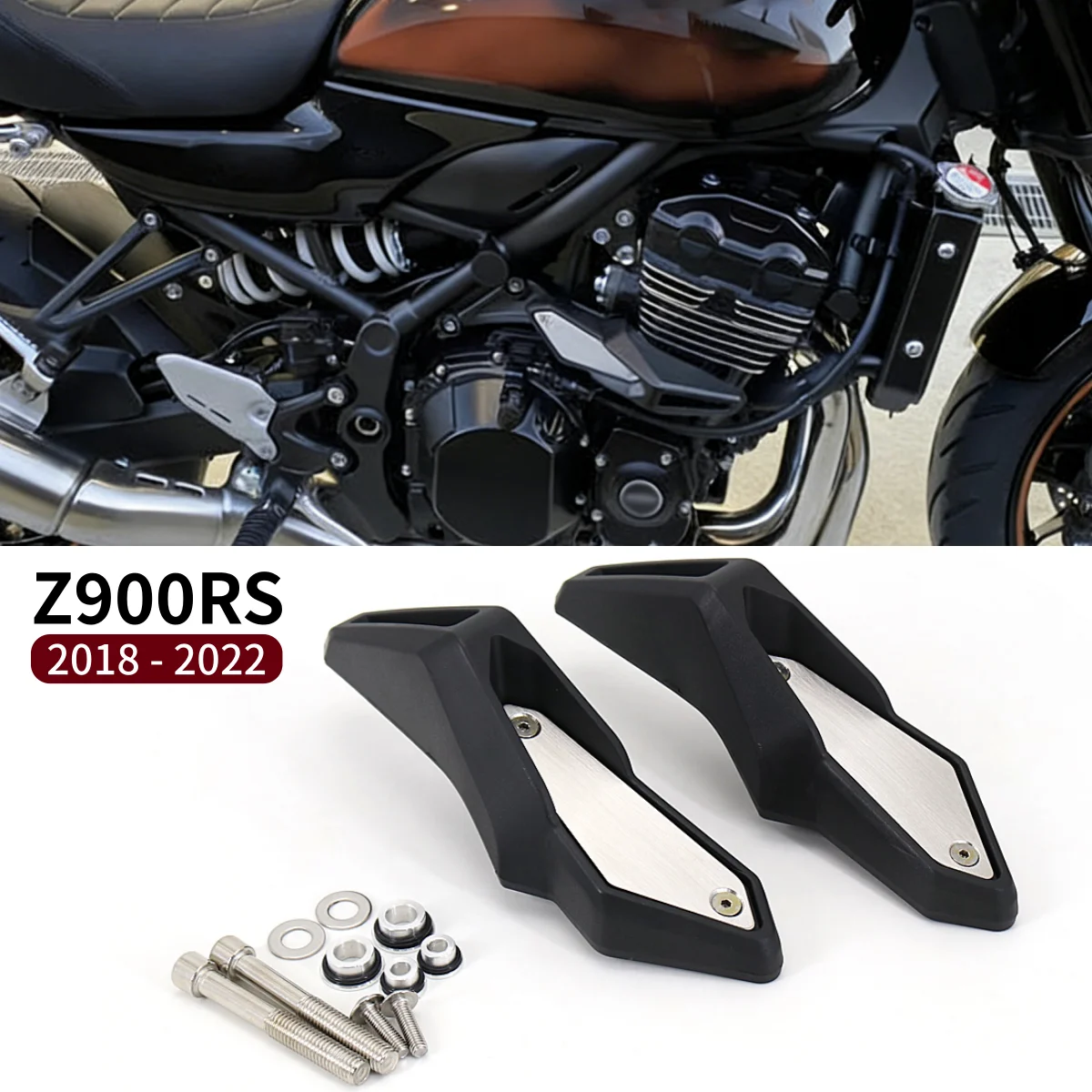 

For Kawasaki Z900RS Z 900 RS z900rs 2018-2022 Motorcycle Frame Sliders Crash Protectors Anti-collision Engine Falling Protection