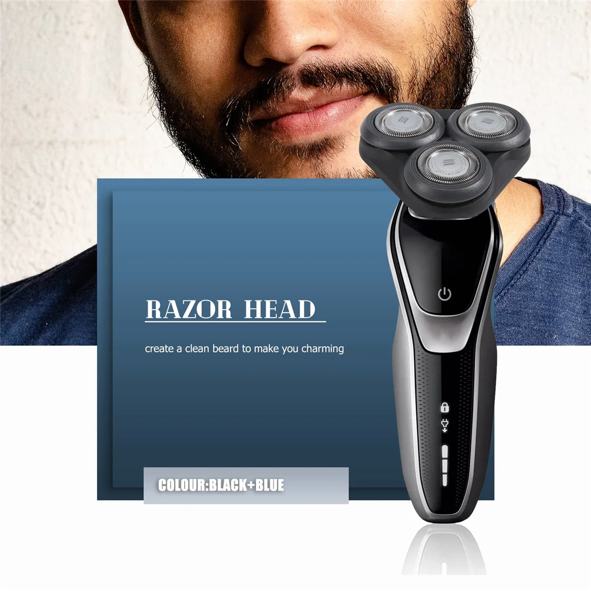 Replacement Shaver Head for Philips S5000 S5370 S5571 S5420 S5140 S5078 S5077 S5050 S5082 S5380 S5400 Razor Blade-Black_A66K